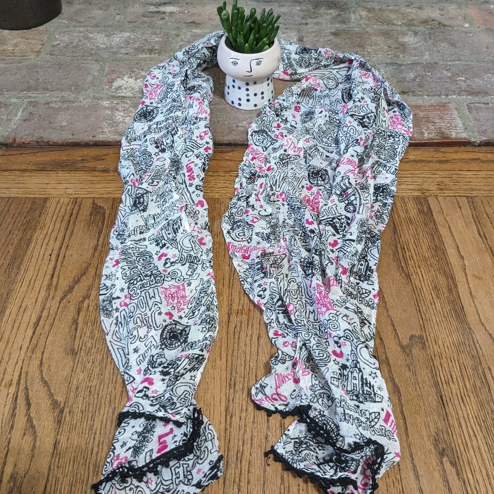 Disney Parks Graphic Design Scarf